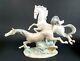 Lladro Porcelain Figurine 4655 Galloping Horses Large 15 Perfect