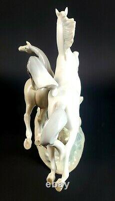 Lladro Porcelain Figurine 4655 Galloping Horses LARGE 15 PERFECT