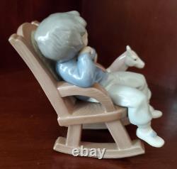 Lladro Porcelain Figurine # 5846 All Tuckered Out- Iob