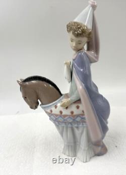 Lladro Porcelain Figurine #6114 Medieval Princess On Horse Mint Condition