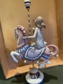 Lladro Porcelain Figurine Woman on Horse Figurine # 1469