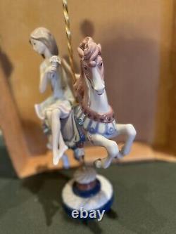 Lladro Porcelain Figurine Woman on Horse Figurine # 1469