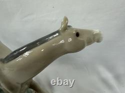 Lladro Porcelain Horses Galloping Figurine #4655 Made in Spain 12H