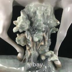 Lladro Porcelain Woman On Horse Figurine #4516-Very Good Condition-See Photos