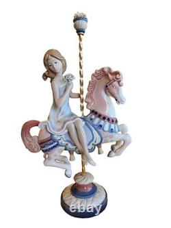 Lladró Retired GIRL ON CAROUSEL HORSE #1469