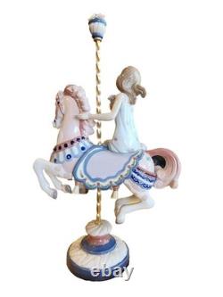 Lladró Retired GIRL ON CAROUSEL HORSE #1469