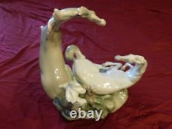 Lladro Two Horses #4516 Immaculate Perfect Condition Free Insured Shipping