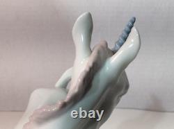 Lladro Unicorn Standing Looking at a Bird on her Tail, 05993