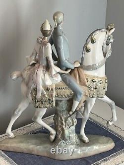 Lladro Valencian 4648 couple on horseback