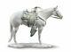 Lladro White Quarter Horse Sculpture 01009273