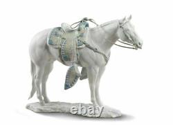 Lladro White Quarter Horse Sculpture 01009273