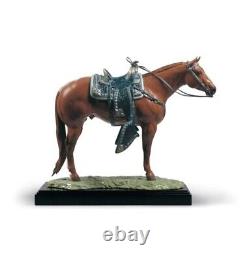 Lladró porcelain By Lladro. Sculpture Horse Quarter Horse. Series Limited