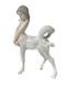 Lladro' Porcelain Female Front Horse In The Rear Vintage Retired 4-23a Signed