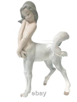 Lladro' porcelain female front horse in the rear vintage retired 4-23A signed Lladro' porcelain female front horse in the rear vintage retired 4-23A signed