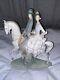 Lladro Porcelain Figurine #4647spanish Couple On Horse