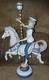 Lladro Signed Boy On Carousel Horse Porcelain Figurine #1470 Missing Finger