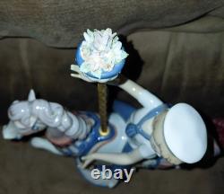 Lladro signed Boy on Carousel Horse Porcelain Figurine #1470 Missing Finger