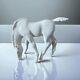 Lomonosov Ussr Porcelain Grazing White Foal Horse Large Rare Figurine