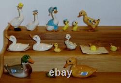 Lot #15 Vintage Disc Hagen Renaker Mini Ducks Geese Mother Father Goose More