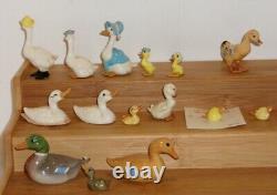 Lot #15 Vintage Disc Hagen Renaker Mini Ducks Geese Mother Father Goose More