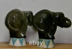 Lot 22 Vintage Disc Hagen Renaker Mini Circus Elephants DW & More Elephants