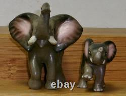 Lot 22 Vintage Disc Hagen Renaker Mini Circus Elephants DW & More Elephants