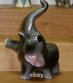 Lot 22 Vintage Disc Hagen Renaker Mini Circus Elephants DW & More Elephants