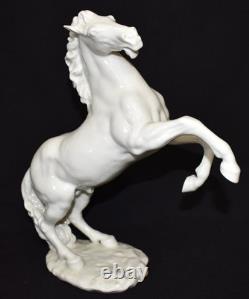 Lot. Hutschenreuther Porcelain Horse Figurines. Large One-11inch Tall