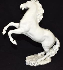 Lot. Hutschenreuther Porcelain Horse Figurines. Large One-11inch Tall