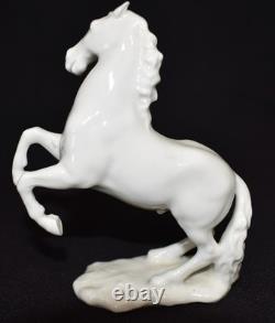 Lot. Hutschenreuther Porcelain Horse Figurines. Large One-11inch Tall