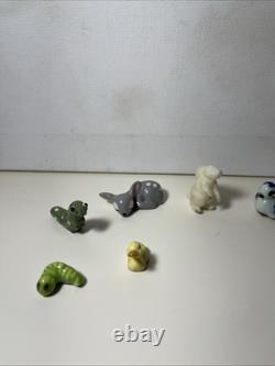 Lot Vtg Hagen-Renaker And Other Miniature Ceramic Animals 10 Total