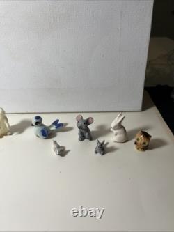 Lot Vtg Hagen-Renaker And Other Miniature Ceramic Animals 10 Total