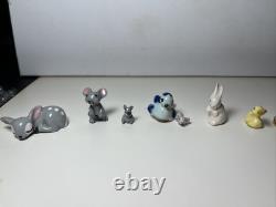 Lot Vtg Hagen-Renaker And Other Miniature Ceramic Animals 10 Total