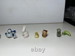 Lot Vtg Hagen-Renaker And Other Miniature Ceramic Animals 10 Total