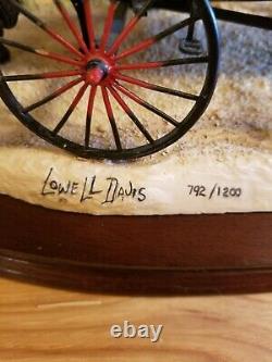 Lowell Davis From A Friend To A Friend Figurine Horse Carriage Dog Man