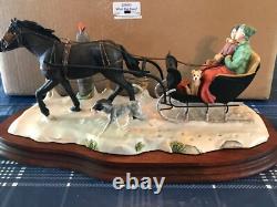 Lowell Davis What Rat Race Figurine Horse Sleigh Ride Limited Edition 94/1200