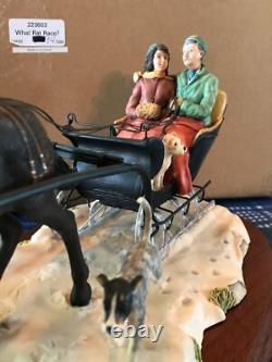 Lowell Davis What Rat Race Figurine Horse Sleigh Ride Limited Edition 94/1200