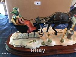 Lowell Davis What Rat Race Figurine Horse Sleigh Ride Limited Edition 94/1200