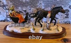 Lowell Davis What Rat Race Figurine Horse Sleigh Schmid Border Fine Arts