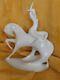 Mcm Royal Dux Bohemia Czech Lady Godiva White Horse Porcelain Nude Figurine 15
