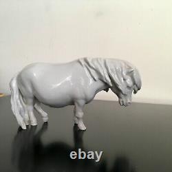 MEISSEN Porcelain Horse rare SHETLAND PONY mint