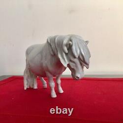 MEISSEN Porcelain Horse rare SHETLAND PONY mint