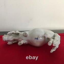 MEISSEN Porcelain Horse rare SHETLAND PONY mint