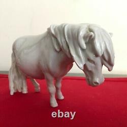 MEISSEN Porcelain Horse rare SHETLAND PONY mint