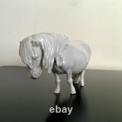 MEISSEN Porcelain Horse rare SHETLAND PONY mint