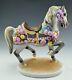 Mint Stunning Herend Larger Carousel Horse Natural Figurine ($3,275 Retail)