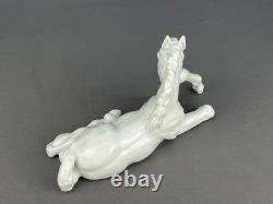 Meissen Blanc De Chine Porcelain Lying Foal Horse #A1195 9 Figurine c. 1937