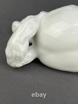 Meissen Blanc De Chine Porcelain Lying Foal Horse #A1195 9 Figurine c. 1937