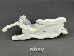 Meissen Blanc De Chine Porcelain Lying Foal Horse #A1195 9 Figurine c. 1937