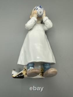 Meissen Julis Hentschel's Children Boy Tea Bowl & Toy Horse Figurine